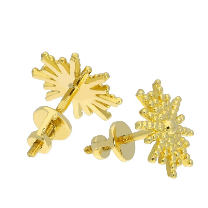 BASIC saulės motyvo auskarai - vinutės