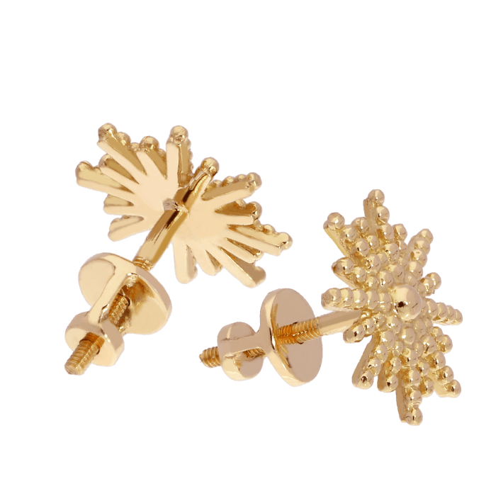 BASIC saulės motyvo auskarai - vinutės