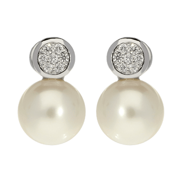 BASIC auskarai - vinutės su Akoja perlais