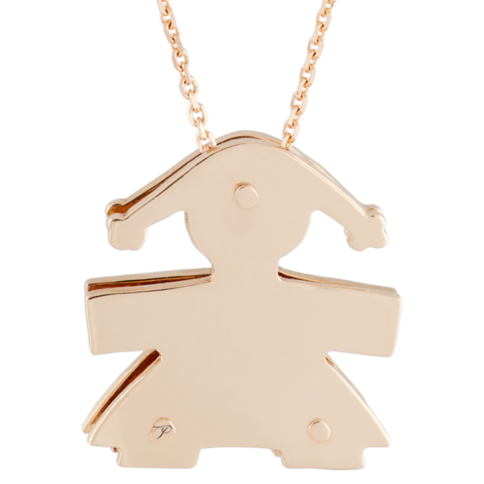 LE BÈBÈ rankų darbo mergaitės pakabukas