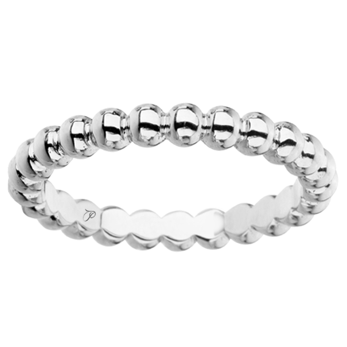 BASIC modernus burbuliukų žiedas auksinis