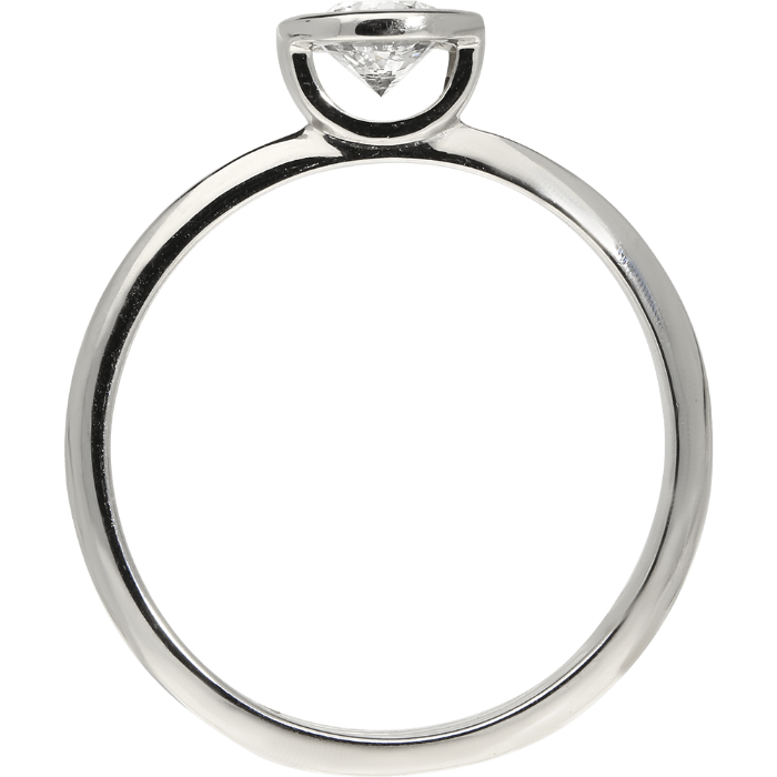 CREATIVE sužadėtuvių žiedas su briliantu 0,35 ct