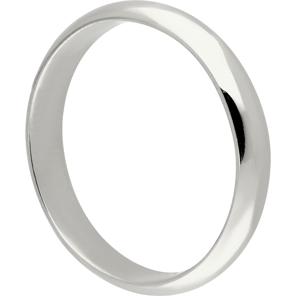 CLASSIC komfortiškas vestuvinis žiedas 4 mm pločio