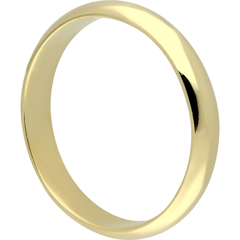 CLASSIC komfortiškas vestuvinis žiedas 4 mm pločio