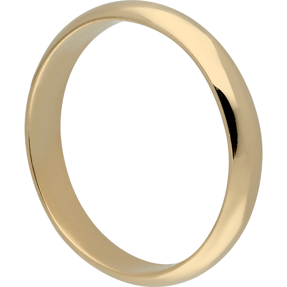 CLASSIC komfortiškas vestuvinis žiedas 4 mm pločio