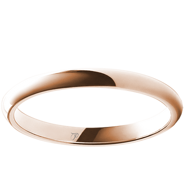 CLASSIC komfortiškas vestuvinis žiedas 2 mm pločio